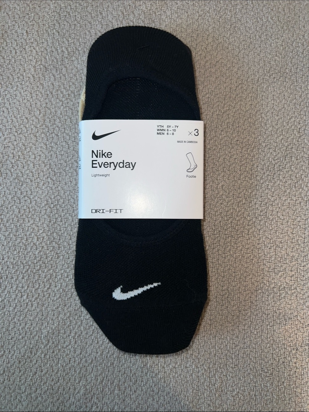 Nike Everyday Lightweight No-Show Socks – 3 Pair Pack | NWT